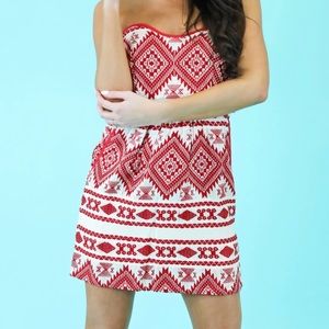 Judith March Be Mine Jacquard Dress